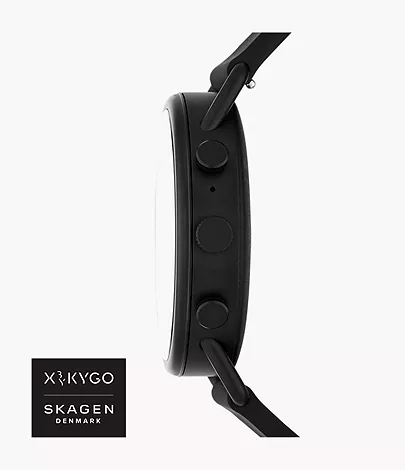 Smartwatch HR - Falster 3 X by KYGO Black Silicone SKT5202 - Skagen