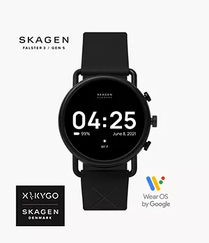 Smartwatch HR Falster 3 X by KYGO Silikon schwarz