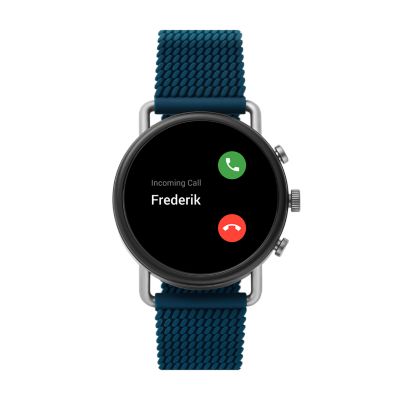 REFURBISHED Smartwatch HR - Falster 3 Blue Silicone Mesh SKT5203J 