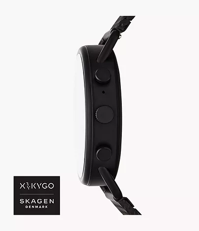 Smartwatch HR - Falster 3 X by KYGO Black Stainless Steel SKT5207 