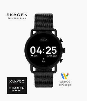 Smartwatch HR - Falster 3 X by KYGO Black Stainless Steel