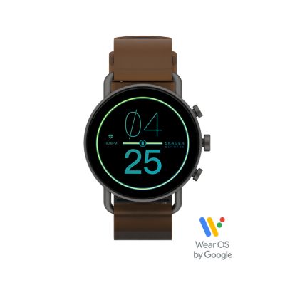 Falster Gen 6 Espresso Leather Smartwatch