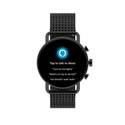  Skagen Falster Men's Gen 6 Stainless Steel Smartwatch Powered  with Wear OS by Google with Speaker, Heart Rate, GPS, NFC, and Smartphone  Notifications Color: Black (Model: SKT5303V) : Clothing, Shoes 