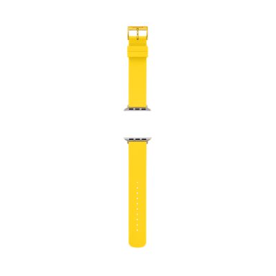 Bright yellow apple online watch band