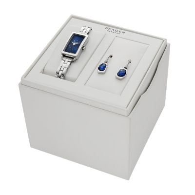 Hagen Micro 二針 ステンレススチールウォッチ ギフトセット