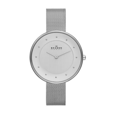 GITTE シルバートーン スチールメッシュウォッチ SKW2809 - Skagen