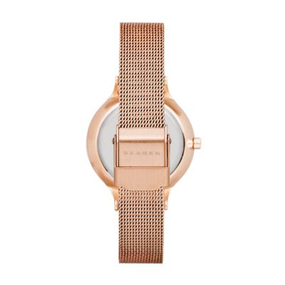 Skagen anita steel mesh on sale watch