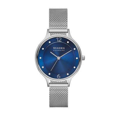 美品　SKAGEN スカーゲン　Anita Lille スチールメッシュウォッチ