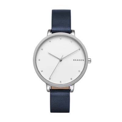 Hagen on sale leather watch