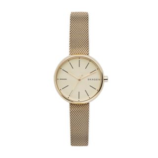 Signatur Gold-Tone Steel-Mesh Watch