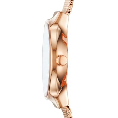 Freja Lille Rose Gold-Tone Steel Mesh Watch SKW2665 - Skagen