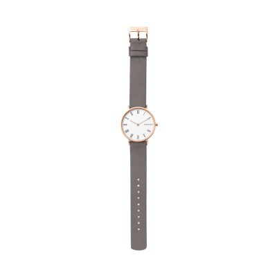 HALD SLIM グレーレザーウォッチ SKW2674 - Skagen