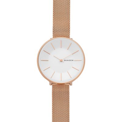 skagen connected rose gold