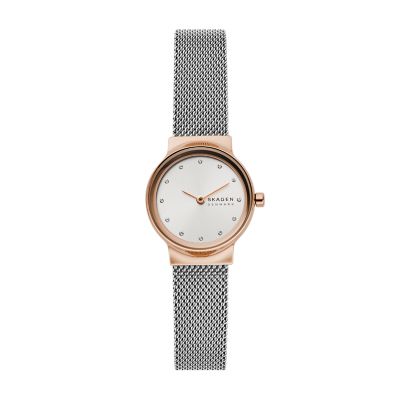 Two tone 2025 mesh watch