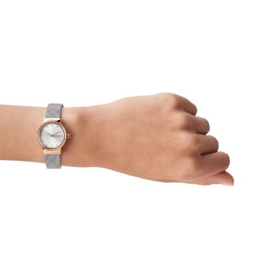 FREJA LILLE ツートーン スチールメッシュウォッチ SKW2716 - Skagen