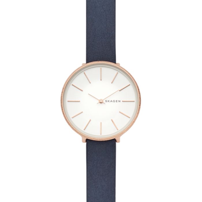 Karolina Blue Leather Watch