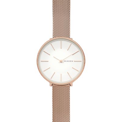 KAROLINA ローズトーンスチールメッシュウォッチ SKW2688 - Skagen