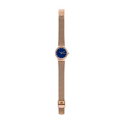 Freja Rose-Tone Steel Mesh Watch SKW2740 - Skagen