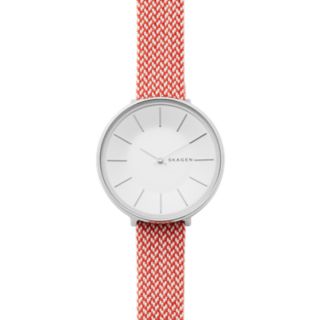 Karolina Red Recycled Woven Watch