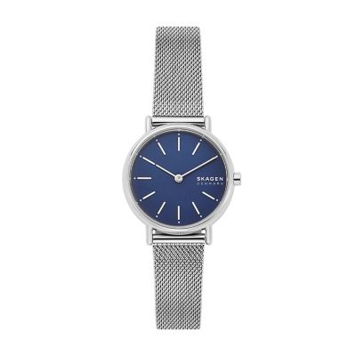 Skagen blue clearance mesh