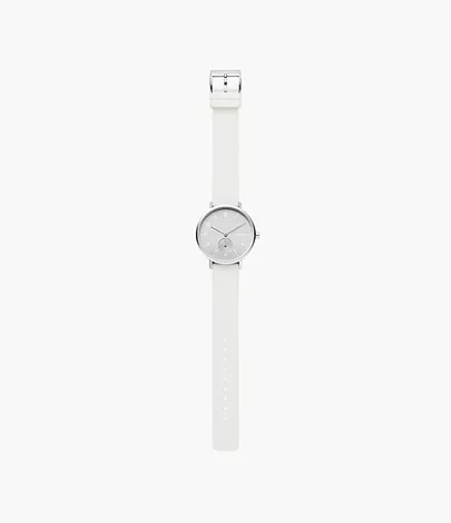 Aaren Kulor Pearl White Silicone 36mm Watch SKW2763 - Skagen