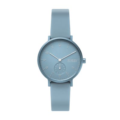 AAREN KULOR 36MM ライトスカイブルーシリコンウォッチ SKW2764 - Skagen