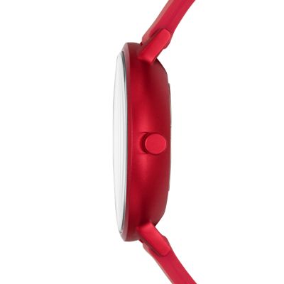 Aaren Kulor Poppy Red Silicone 36mm Watch SKW2765 - Skagen