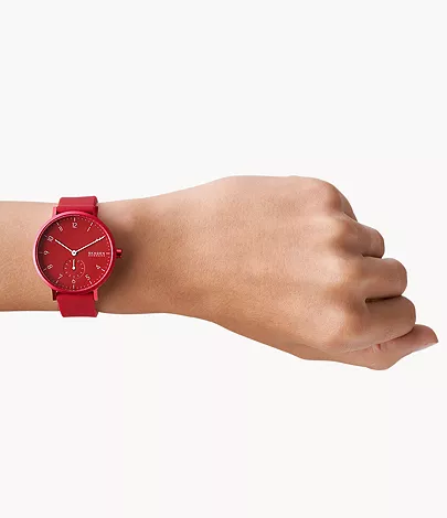 Kulor Poppy Red Silicone 36mm Watch SKW2765 -