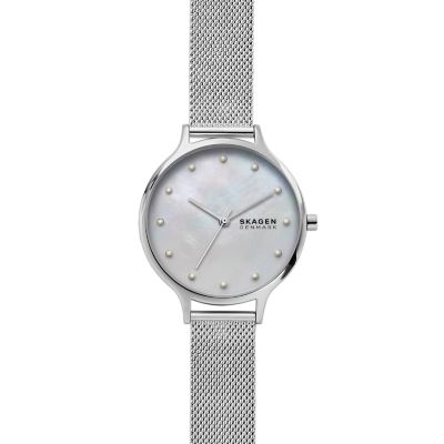 【新品未使用】SKAGEN ANITA マザーオブパール レディース 腕時計