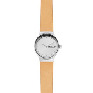 Freja Yellow Leather Watch