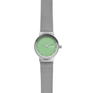 Freja Silver-Tone Steel-Mesh Watch