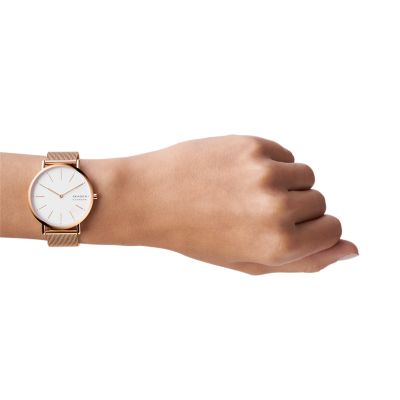 Skagen signatur rose gold new arrivals