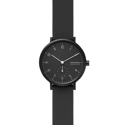 AAREN KULOR 36mm ミッドナイトシリコンウォッチ SKW2801 - Skagen