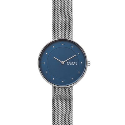 GITTE シルバートーン スチールメッシュウォッチ SKW2809 - Skagen