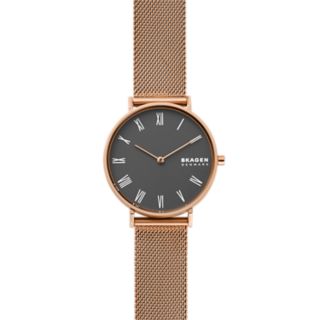 Hald Rose Gold-Tone Steel-Mesh Watch