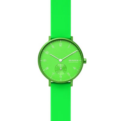 AAREN KULOR NEON 36MM オレンジシリコンウォッチ SKW2821 - Skagen