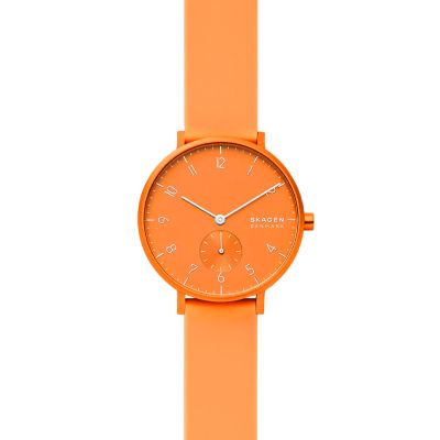 SKAGEN スカーゲン SKW2801 アルミケース BKシリコン 36mm-