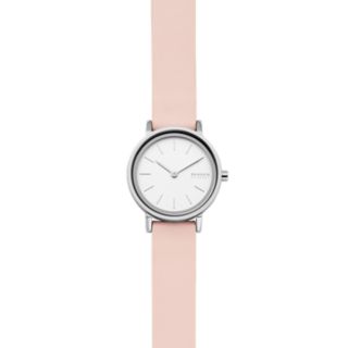 Hald Two-Hand Pink Leather Watch