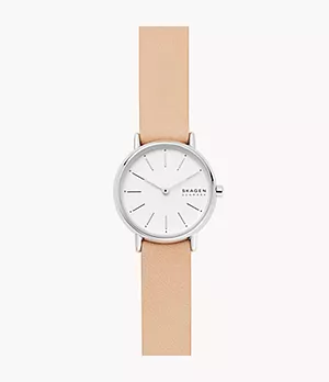 Signatur Lille Two-Hand Sand Leather Watch