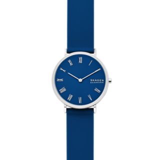 Hald Two-Hand Blue Silicone Watch