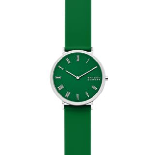 Hald Two-Hand Green Silicone Watch