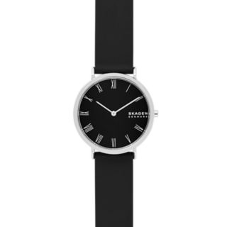 Hald Two-Hand Black Silicone Watch