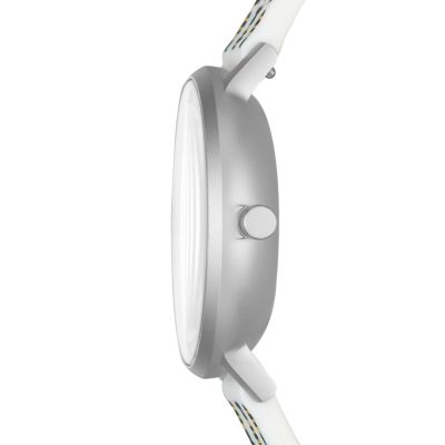 Helmstedt X Skagen ren 36mm 三針 蜂プリント ホワイトシリコンウォッチ Skw25 Skagen