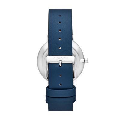 ANNELIE 二針 ブルーレザーウォッチ SKW2903 - Skagen