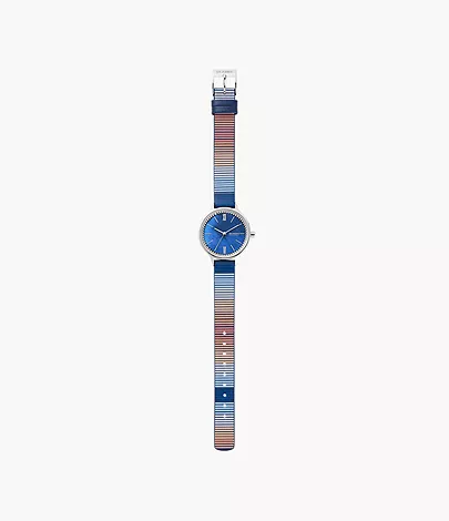 人気絶頂 SKAGEN グレーレザーマーブルウォッチ ANITA 腕時計(アナログ