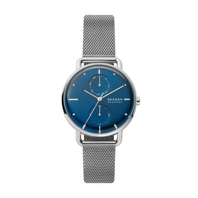 Skagen hagen blue shop steel mesh watch