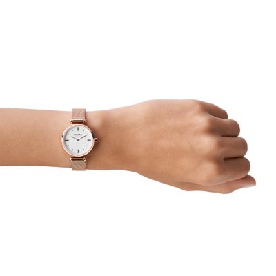 Skagen two tone discount watch