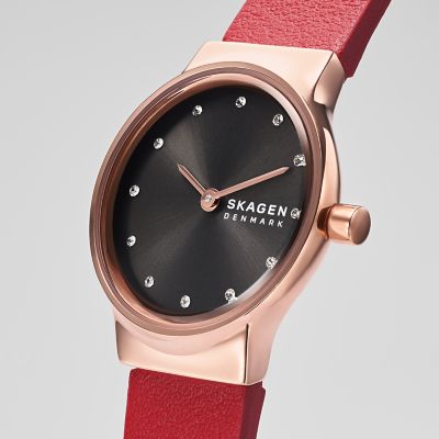 Skagen freja best sale watch rose gold