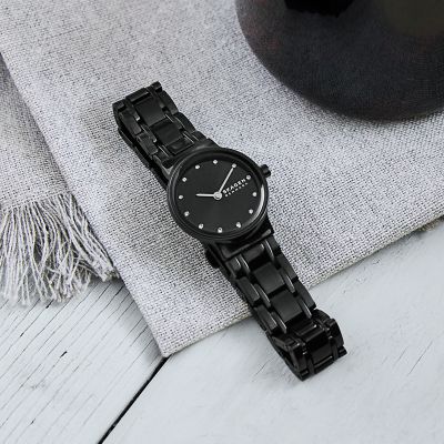 Skagen freja black sale