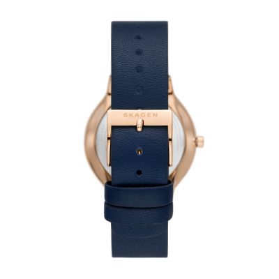 FREJA 二針 オーシャンブルー レザーウォッチ SKW3026 - Skagen